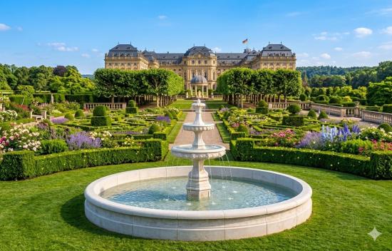 Kaskadenbrunnen Marktbrunnen